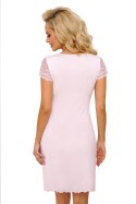 Koszulka nocna Koszulka Model Amelia Light Pink - Donna Donna