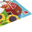 GRA EDUKACYJNA MAXI PUZZLE 2W1 FARMA OBRAZKI UKŁADANKA ROTER KAFER