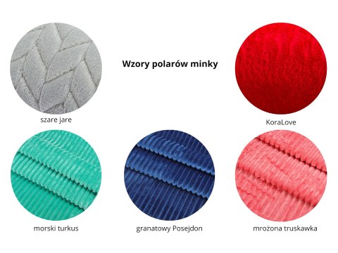 Legowisko Psiokąt Hevea Psie Historie Minky 95x60 (Morski Turkus)