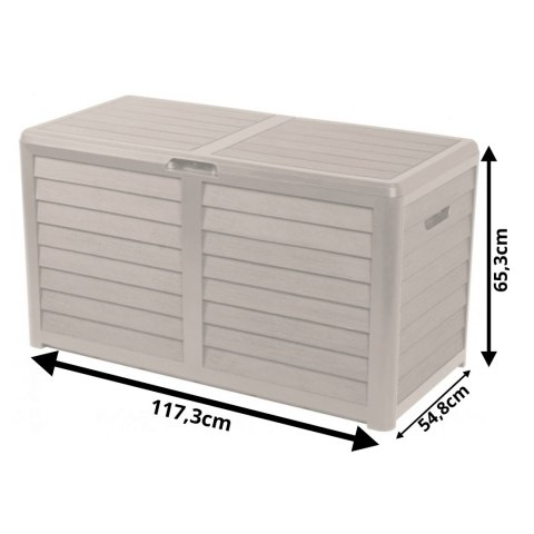 Skrzynia ogrodowa 420L TAUPE Kamai EDA
