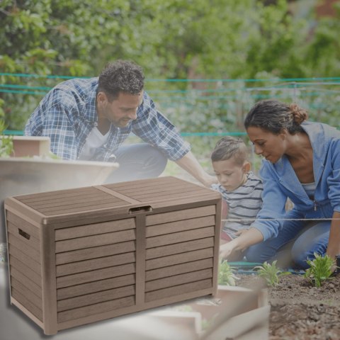 Skrzynia ogrodowa 420L TAUPE Kamai EDA