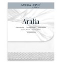 Firana ARALIA kolor biały przelotki przelotki srebrne plecionka 140x270 ameliahome - SCURT/AH/ARALIA/EYELETS/140X270