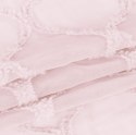 Firana DELVA kolor różowy haftowany motyw boho przelotki przelotki srebrne woal 140x270 ameliahome - SCURT/AH/DELVA/EYELETS/PINK