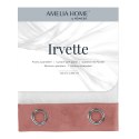 Firana IRVETTE kolor biały przelotki przelotki srebrne woal, velvet 140x250 ameliahome - SCURT/AH/IRVETTE/EYELETS/BROWN/140X250