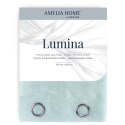 Firana LUMINA kolor błękitny styl nowoczesny przelotki przelotki srebrne plecionka 140x250 ameliahome - SCURT/AH/LUMINA/EYELETS/