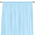 Firana LUNARE kolor błękitny haftowany motyw boho taśma taśma woal 140x250 ameliahome - SCURT/AH/LUNARE/PLEAT/BABYBLUE/140X250