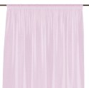 Firana LUNARE kolor różowy haftowany motyw boho taśma taśma woal 140x250 ameliahome - SCURT/AH/LUNARE/PLEAT/PINK/140X250