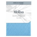 Firana MOLISA kolor błękitny haftowany motyw boho taśma woal 140x270 ameliahome - SCURT/AH/MOLISA/PLEAT/BABYBLUE/140X270