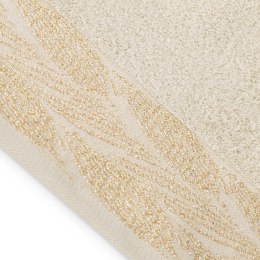 Ręcznik ALLIUM kolor beżowy styl klasyczny 70x130 ameliahome - TOWEL/AH/ALLIUM/BEIGE/70x130