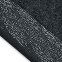 Ręcznik ALLIUM kolor czarny styl klasyczny 70x130 ameliahome - TOWEL/AH/ALLIUM/BLACK/70x130