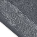 Ręcznik ALLIUM kolor grafitowy styl klasyczny 50x90 ameliahome - TOWEL/AH/ALLIUM/CHARC/50x90