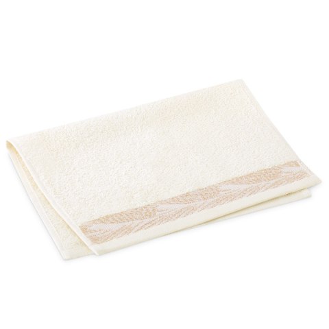 Ręcznik ALLIUM kolor kremowy styl klasyczny 30x50 ameliahome - TOWEL/AH/ALLIUM/CREAM/30x50