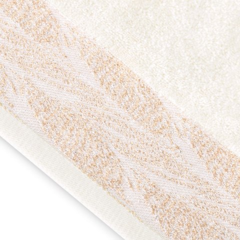 Ręcznik ALLIUM kolor kremowy styl klasyczny 30x50 ameliahome - TOWEL/AH/ALLIUM/CREAM/30x50