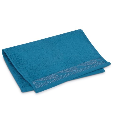 Ręcznik ALLIUM kolor niebieski styl klasyczny 30x50 ameliahome - TOWEL/AH/ALLIUM/MARIN/30x50
