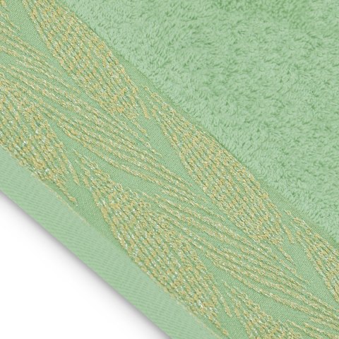 Ręcznik ALLIUM kolor zielony styl klasyczny 50x90+70x130 ameliahome - TOWEL/AH/ALLIUM/CELAD/SET50x90+70x130