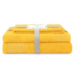 Ręcznik ALLIUM kolor żółty styl klasyczny 30x50+50x90+70x130 ameliahome - TOWEL/AH/ALLIUM/MUST/SET30x50+50x90+70x130