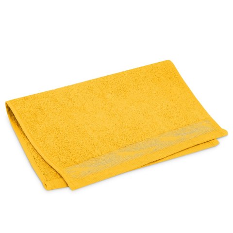 Ręcznik ALLIUM kolor żółty styl klasyczny 30x50 ameliahome - TOWEL/AH/ALLIUM/MUST/30x50
