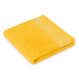 Ręcznik ALLIUM kolor żółty styl klasyczny 50x90+70x130 ameliahome - TOWEL/AH/ALLIUM/MUST/SET50x90+70x130