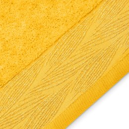 Ręcznik ALLIUM kolor żółty styl klasyczny 70x130 ameliahome - TOWEL/AH/ALLIUM/MUST/70x130