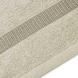 Ręcznik AVIUM kolor beżowy styl klasyczny 70x130 ameliahome - TOWEL/AH/AVIUM/BEIGE/70x130