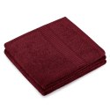 Ręcznik AVIUM kolor bordowy styl klasyczny 70x130 ameliahome - TOWEL/AH/AVIUM/D.RED/70x130