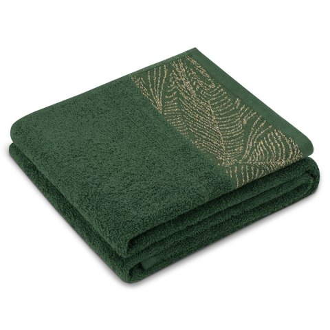 Ręcznik BELLIS kolor butelkowa zieleń styl klasyczny 70x130 ameliahome - TOWEL/AH/BELLIS/B.GR/70x130