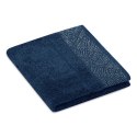 Ręcznik BELLIS kolor granatowy styl klasyczny 50x90+70x130 ameliahome - TOWEL/AH/BELLIS/NBLUE/SET50x90+70x130