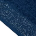 Ręcznik BELLIS kolor granatowy styl klasyczny 70x130 ameliahome - TOWEL/AH/BELLIS/NBLUE/70x130