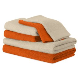 Ręcznik Flos Rudy 2*30x50+2*50x90+2*70x130 AmeliaHome - TOWEL/AH/FLOS/BE+GI/SET2*30x50+2*50x90+2*70x130