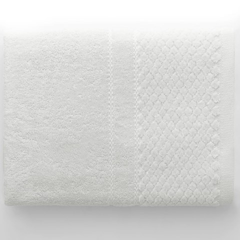 Ręcznik RUBRUM kolor biały styl klasyczny 50x90 ameliahome - TOWEL/AH/RUBRUM/WHITE/50x90