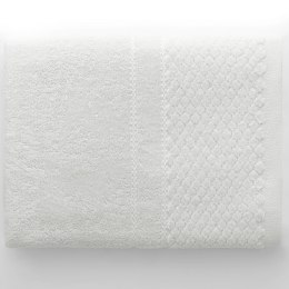 Ręcznik RUBRUM kolor biały styl klasyczny 70x130 ameliahome - TOWEL/AH/RUBRUM/WHITE/70x130