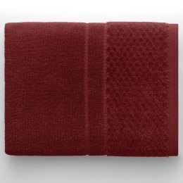 Ręcznik RUBRUM kolor bordowy styl klasyczny 50x90 ameliahome - TOWEL/AH/RUBRUM/D.RED/50x90