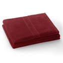 Ręcznik RUBRUM kolor bordowy styl klasyczny 50x90 ameliahome - TOWEL/AH/RUBRUM/D.RED/50x90