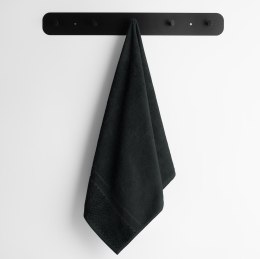 Ręcznik RUBRUM kolor czarny styl klasyczny 50x90 ameliahome - TOWEL/AH/RUBRUM/BLACK/50x90