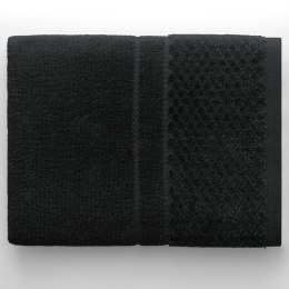 Ręcznik RUBRUM kolor czarny styl klasyczny 70x130 ameliahome - TOWEL/AH/RUBRUM/BLACK/70x130