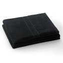 Ręcznik RUBRUM kolor czarny styl klasyczny 70x130 ameliahome - TOWEL/AH/RUBRUM/BLACK/70x130