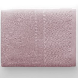 Ręcznik RUBRUM kolor pudrowy róż styl klasyczny 50x90 ameliahome - TOWEL/AH/RUBRUM/P.PINK/50x90