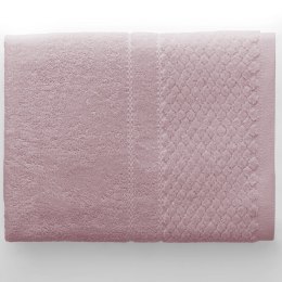 Ręcznik RUBRUM kolor pudrowy róż styl klasyczny 70x130 ameliahome - TOWEL/AH/RUBRUM/P.PINK/70x130