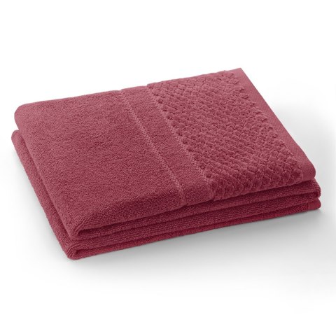 Ręcznik RUBRUM kolor różowy styl klasyczny 50x90 ameliahome - TOWEL/AH/RUBRUM/ROSE/50x90