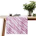 Obrus FUN kolor biały drukowany motyw zwierzęcy 40x140 ameliahome - TCLOTH/AH/VELVET/FUN/WHI+MAU/40X140
