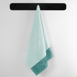 Ręcznik CREA kolor biały błękit 50x90 ameliahome - TOWEL/AH/CREA/LIGHTBLUE/50x90