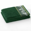 Ręcznik PAVOS kolor butelkowa zieleń styl klasyczny 50x90 ameliahome - TOWEL/AH/PAVOS/BOTTLEGREEN/50x90