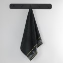 Ręcznik PAVOS kolor czarny styl klasyczny 70x140 ameliahome - TOWEL/AH/PAVOS/BLACK/70x140