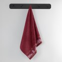 Ręcznik PAVOS kolor czerwony styl klasyczny 50x90 ameliahome - TOWEL/AH/PAVOS/CHERRY/50x90