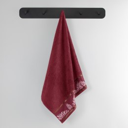 Ręcznik PAVOS kolor czerwony styl klasyczny 50x90 ameliahome - TOWEL/AH/PAVOS/CHERRY/50x90