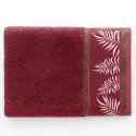 Ręcznik PAVOS kolor czerwony styl klasyczny 70x140 ameliahome - TOWEL/AH/PAVOS/CHERRY/70x140