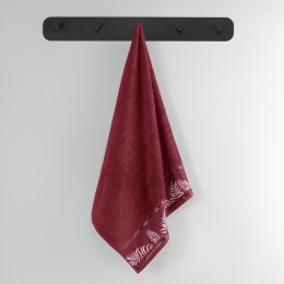 Ręcznik PAVOS kolor czerwony styl klasyczny 70x140 ameliahome - TOWEL/AH/PAVOS/CHERRY/70x140