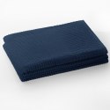 Ręcznik PLANO kolor granatowy styl klasyczny 50x90 ameliahome - TOWEL/AH/PLANO/NAVY/50x90