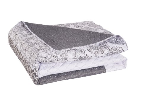 Narzuta ALHAMBRA  szary 240x260 decoking - CHON/ALHAMBRA/WH+GREY/240x260