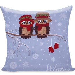 Poszewka dekoracyjna OWLS mikrowłókno decoking - CHP/OWLS/WINTERSTORY/80x80